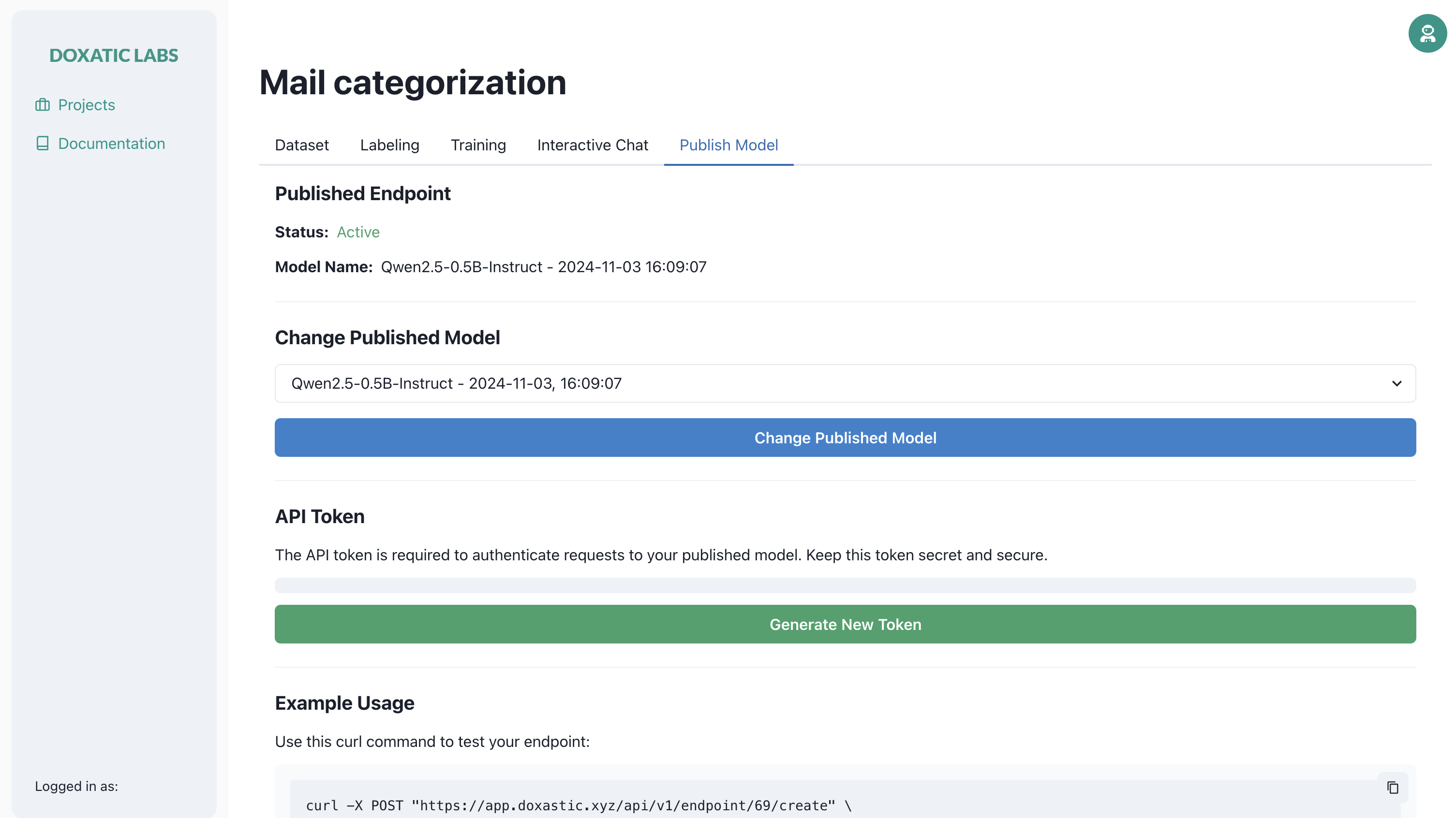 Doxastic API Endpoint